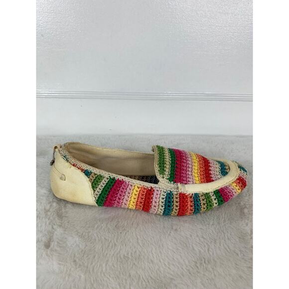 The Sak Womens Knitted Rainbow Striped Slip-On Loafers Size 6M - Picture 7 of 9